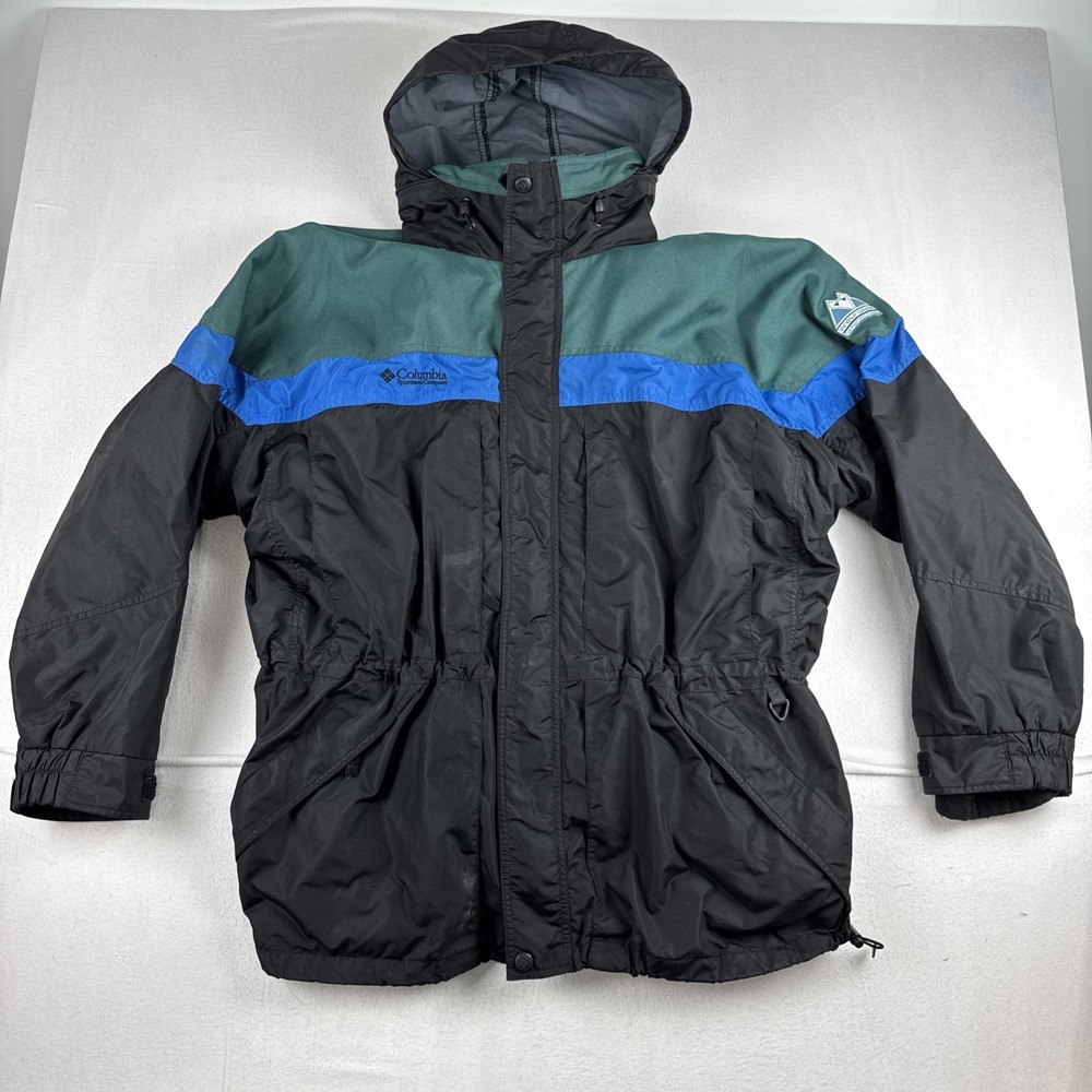 Columbia Sportswear Interchange Colorblock Ski Jacket Hooded XL Wolf Creek
